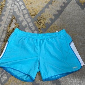 Reebok Aqua Blue Running Shorts